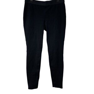 Eileen Fisher Pants Womens Small Black Leggings Capri Stretchy Comfort Casual